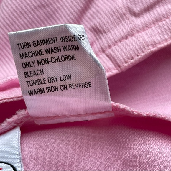 Talbots Kids Pink Skirt Skort 100% Cotton | Gingham Ribbon Design |Girls Size 10 - Picture 7 of 8